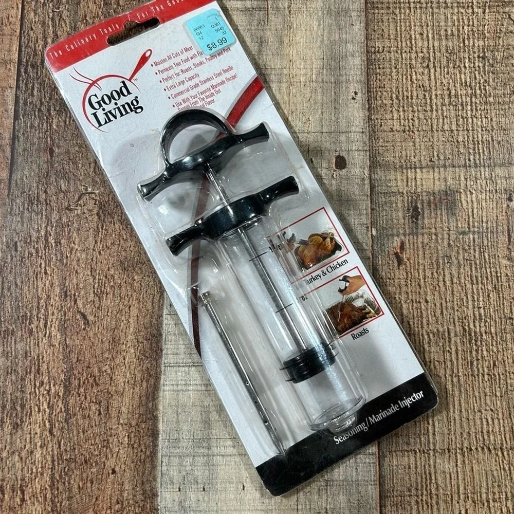 Good Living Marinade Injector Set Seasoning Tool Kitchen BBQ Turkey